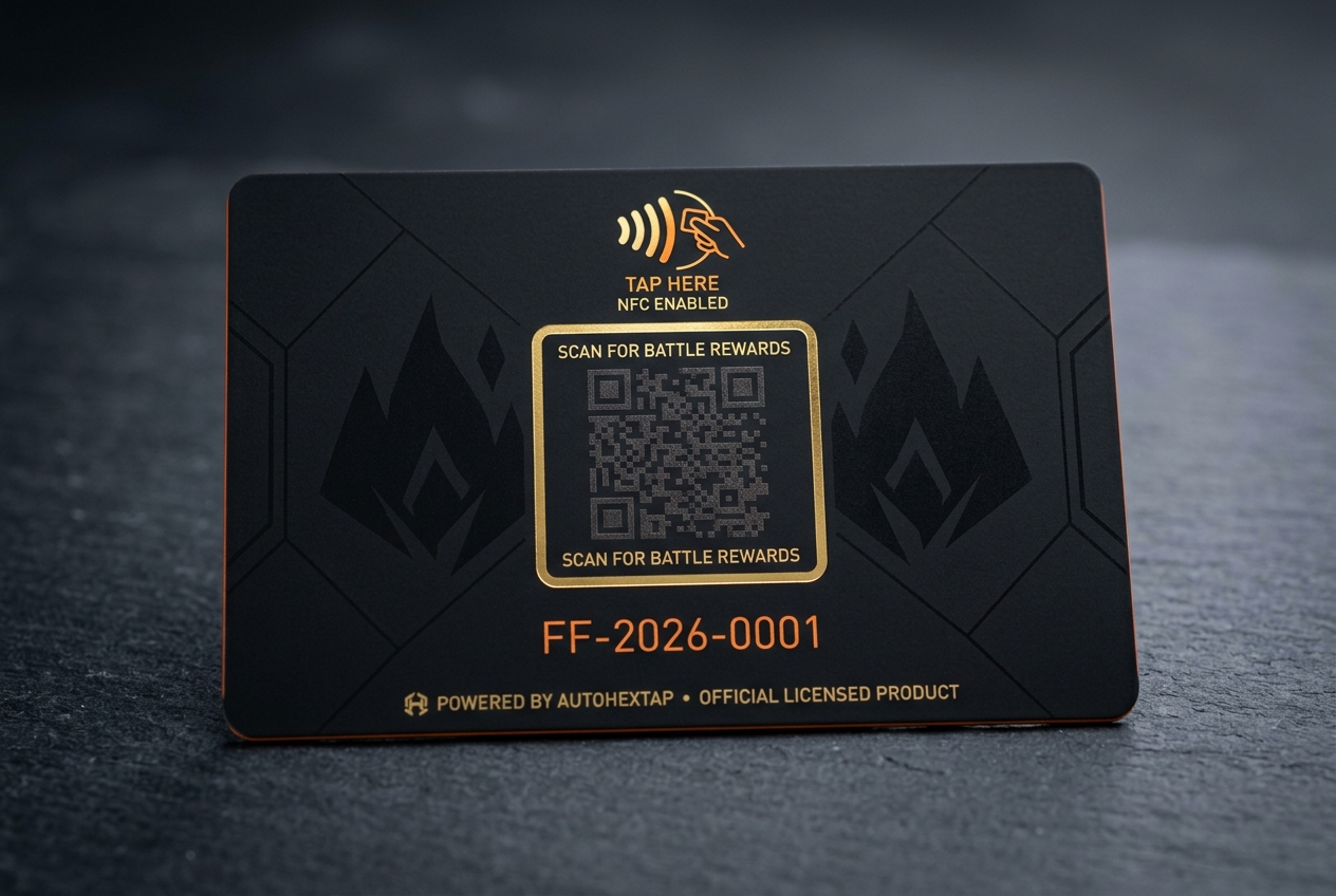 Call of Duty Warzone Edition NFC Smart Card — back